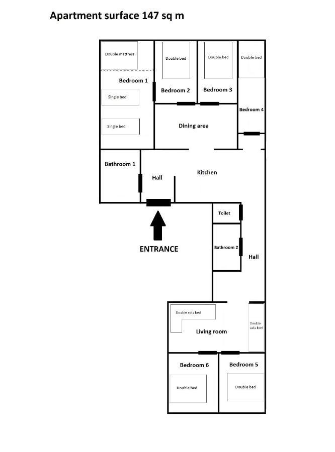 Prime Location Apartment Krakow Bagian luar foto
